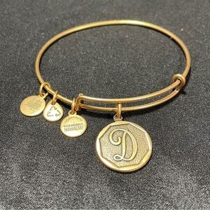 Alex and Ani Gold Charm Bracelet with Expandable Design